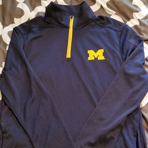 Michigan quarter zip hoodie